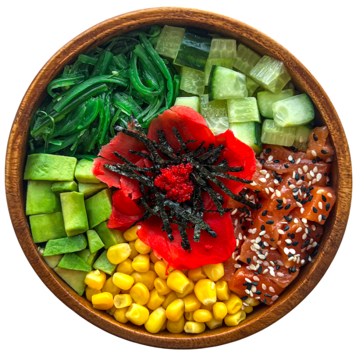 Поке трюфельный лосось