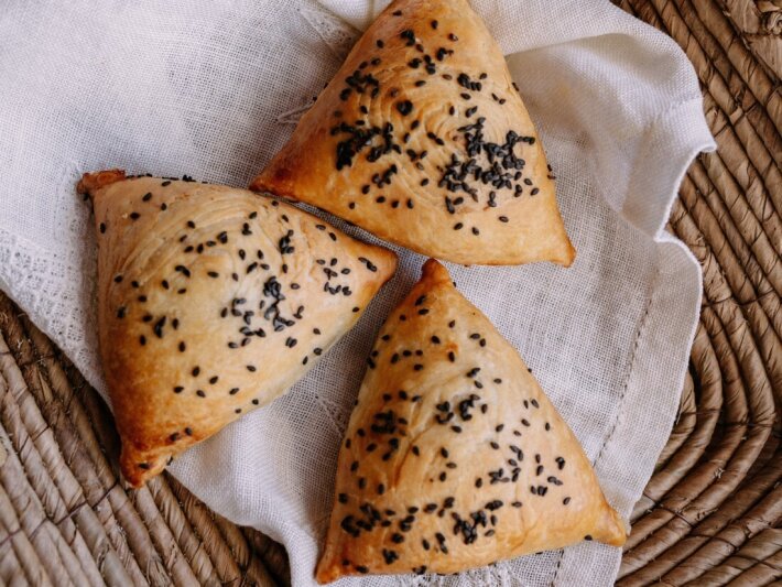 Самса с бараниной