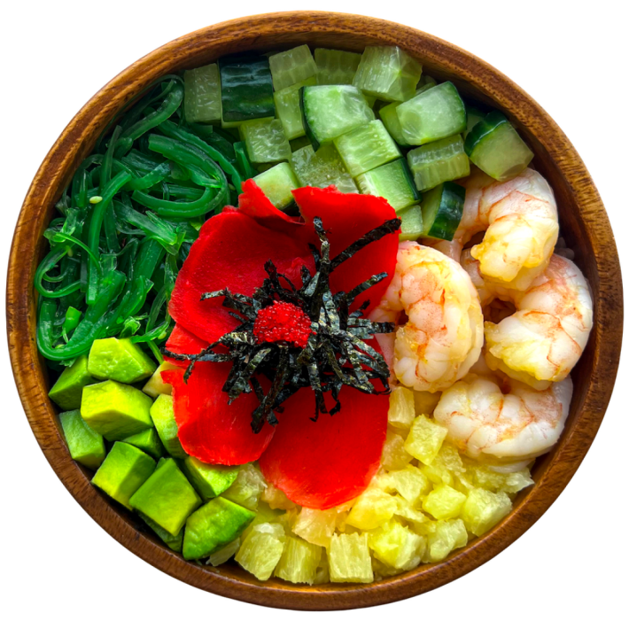 Поке с креветками