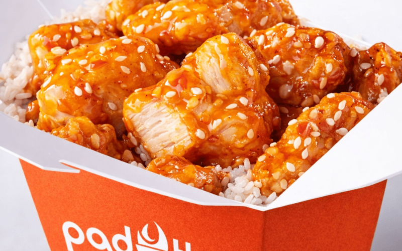 Орандж чикен на рисе