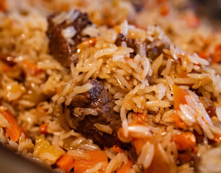 Плов с говядиной