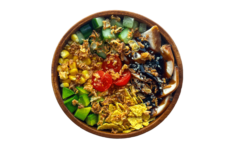 Поке с курицей