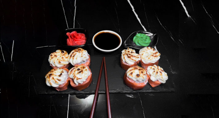 Запеченный ролл «Филадельфия»