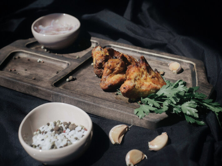 Шашлык из куриных крыльев