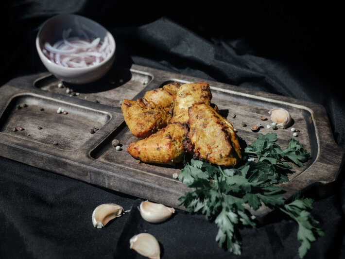 Шашлык из куриного филе