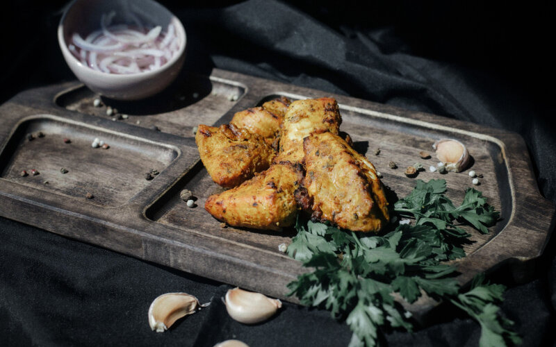 Шашлык из куриного филе