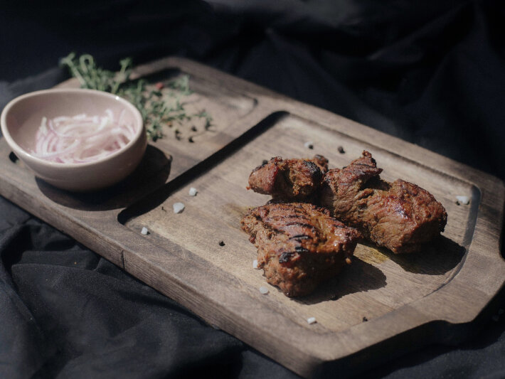 Шашлык из говяжьей вырезки