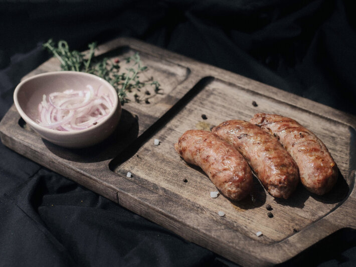 Колбаски «Свинина-курица» на гриле