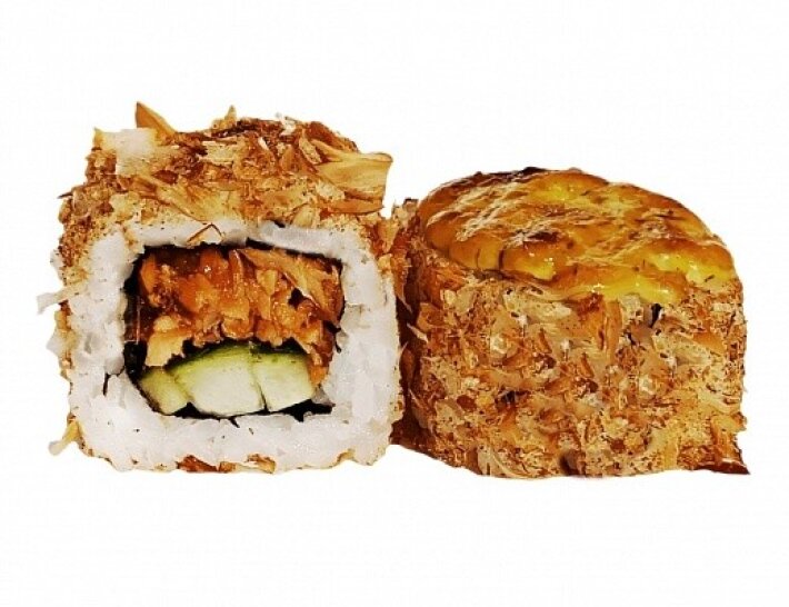 Запечённый ролл «Бонито Терияки Хот»