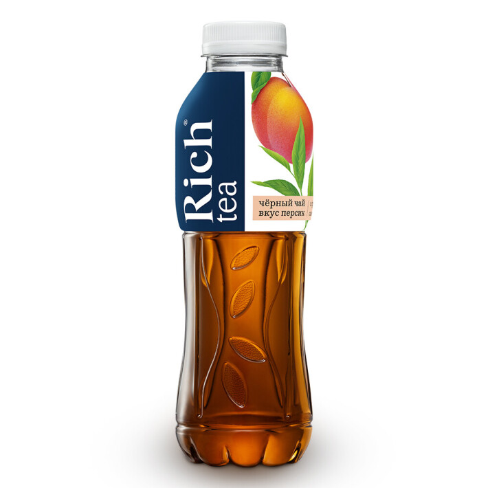 Чёрный чай Rich с персиком