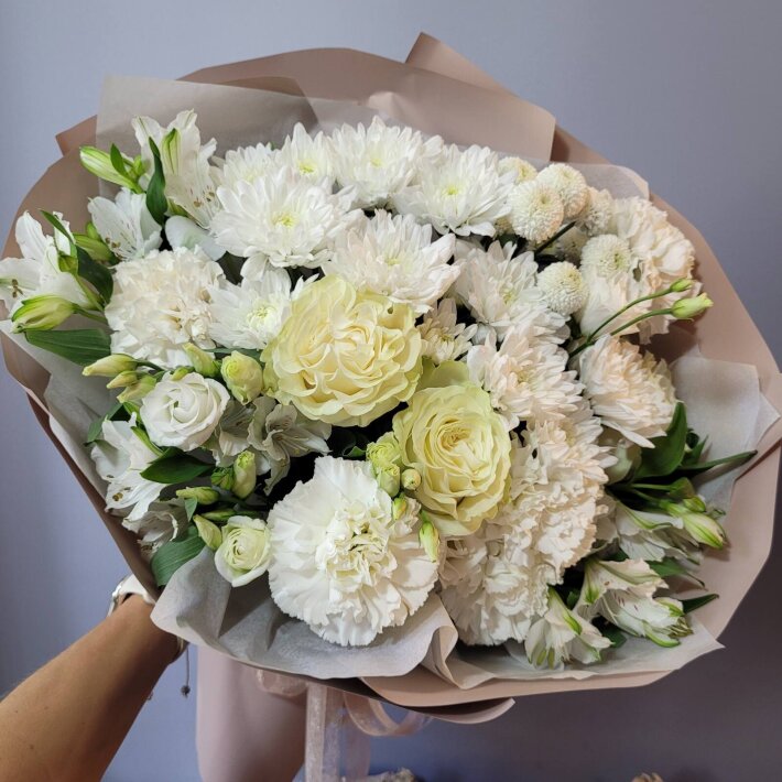 Букет «Большой светлый микс»