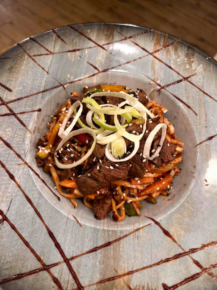 Лапша «WOK» с  говядиной