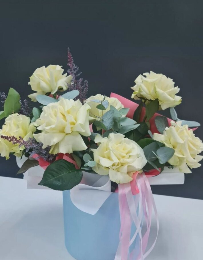 Коробка с французкой розой