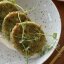 Сырники с сыром Моцарелла и шпинатом