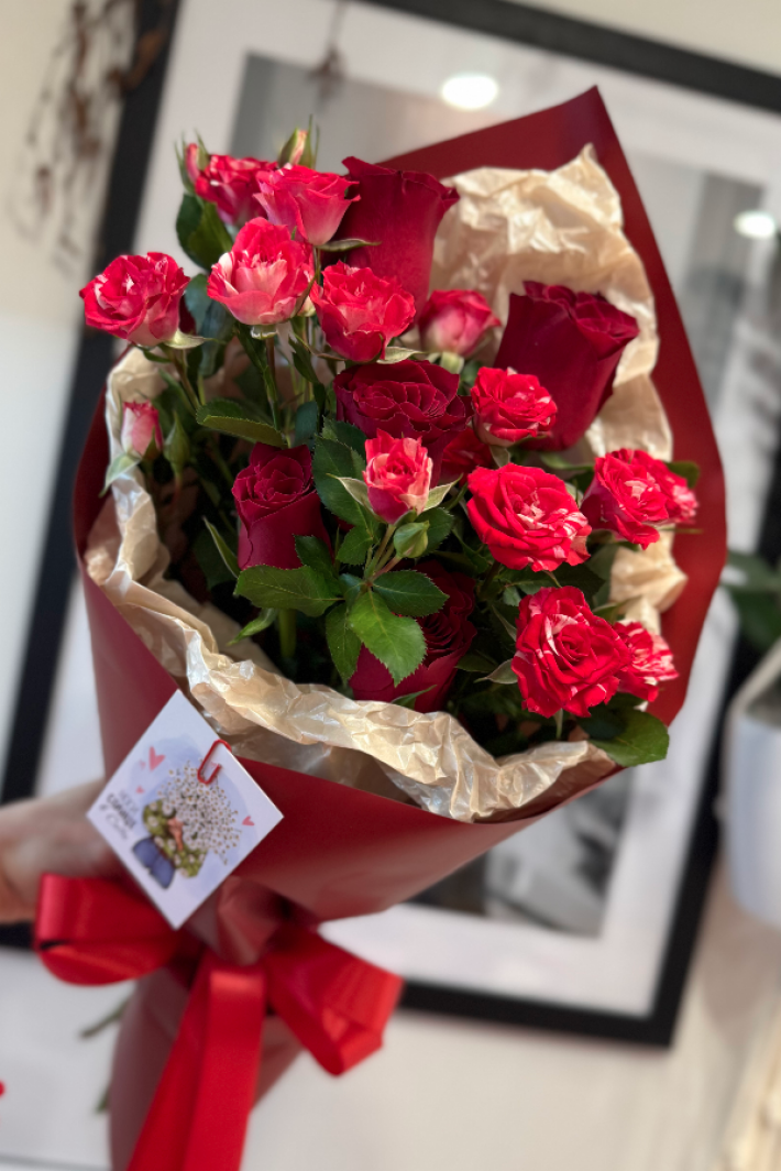 Микс из роз №1