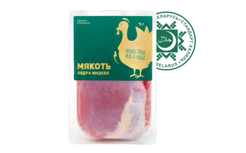 Мякоть бедра индейки без кожи замороженное