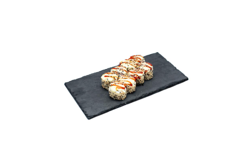 Запечённый ролл с курицей