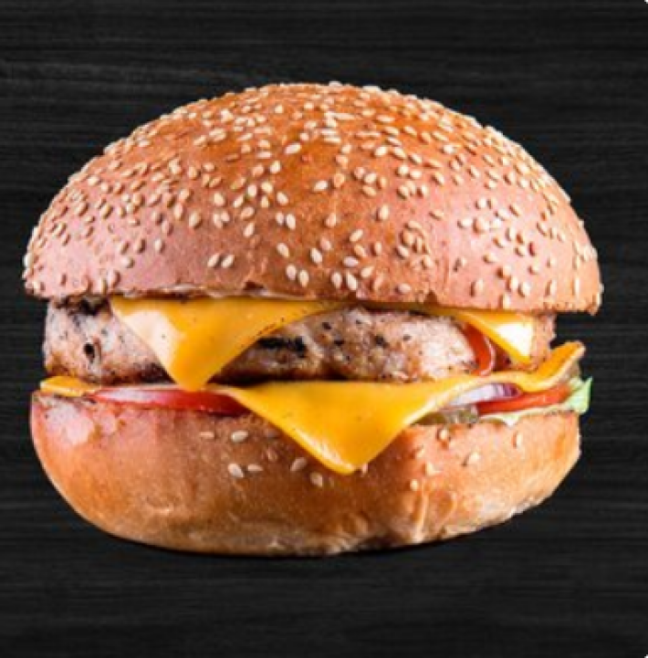 Чизбургер с курицей