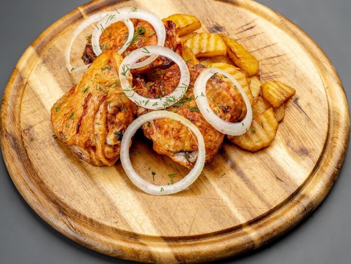 Шашлык из куриных бёдер