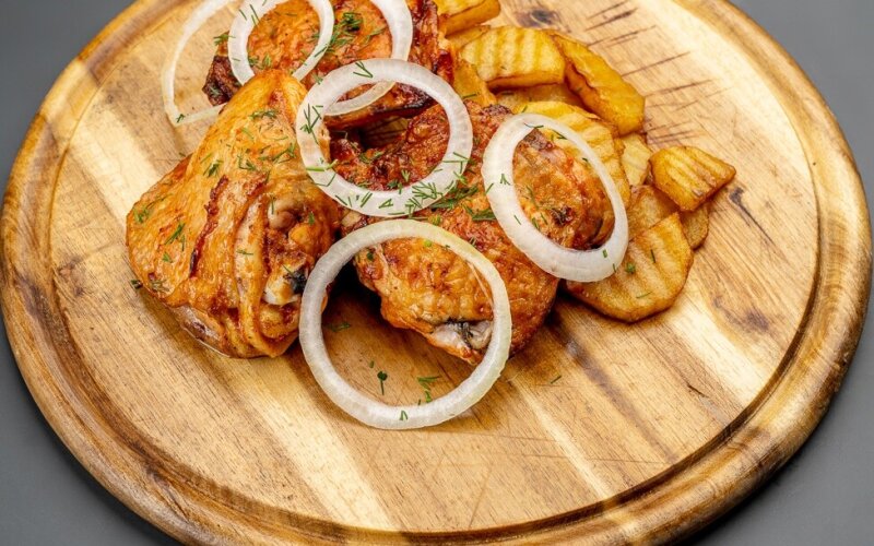 Шашлык из куриных бёдер