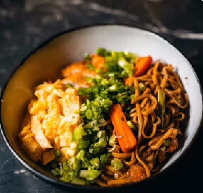 Лапша с курицей