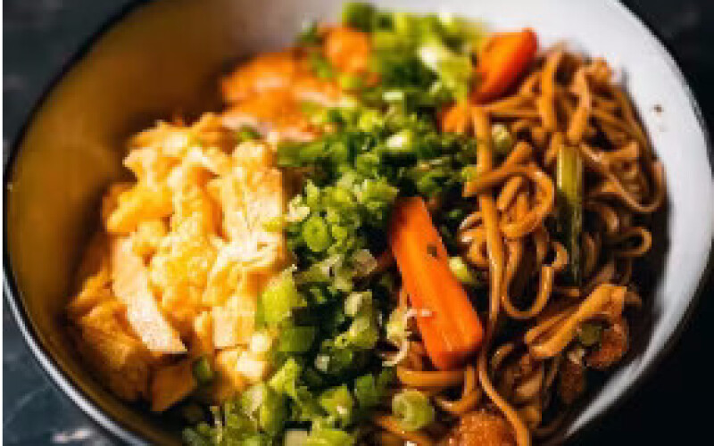 Лапша с курицей