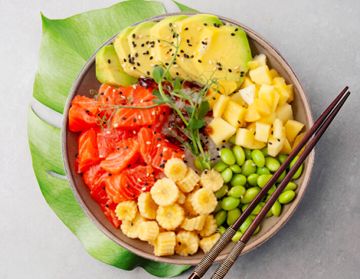 Поке Лосось