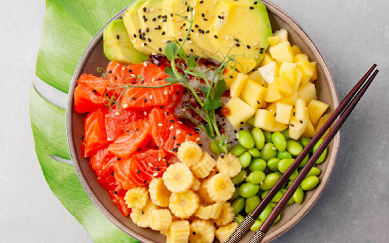 Поке Лосось