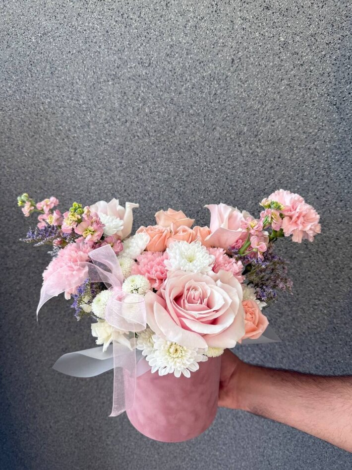 Сборная композиция в коробке