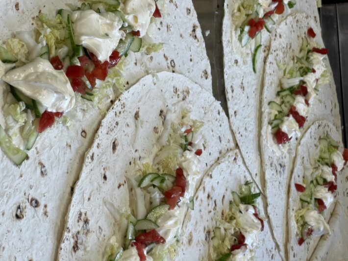 Шаурма вегетарианская