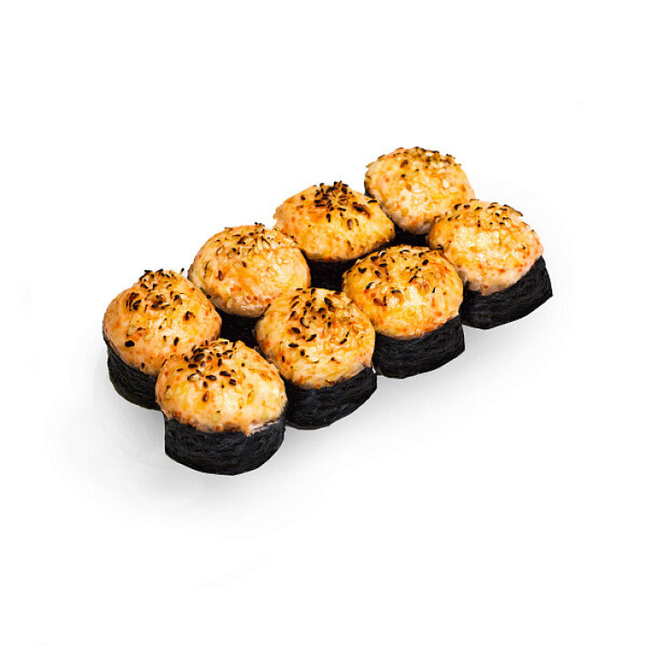 Запечённый ролл с лососем