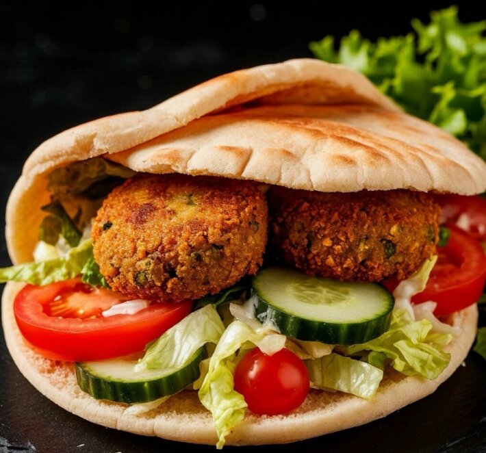 Пита с фалафелем