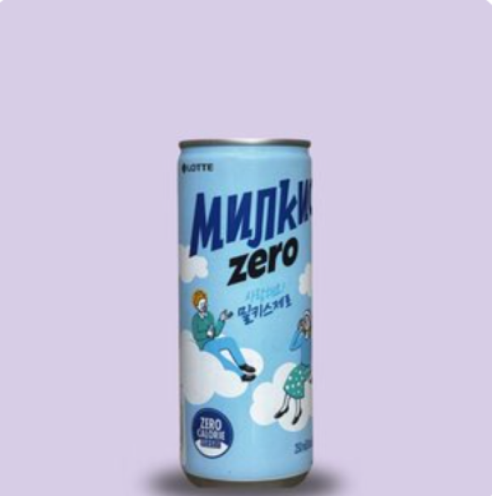 Слабогазированный напиток «Милкис zero»