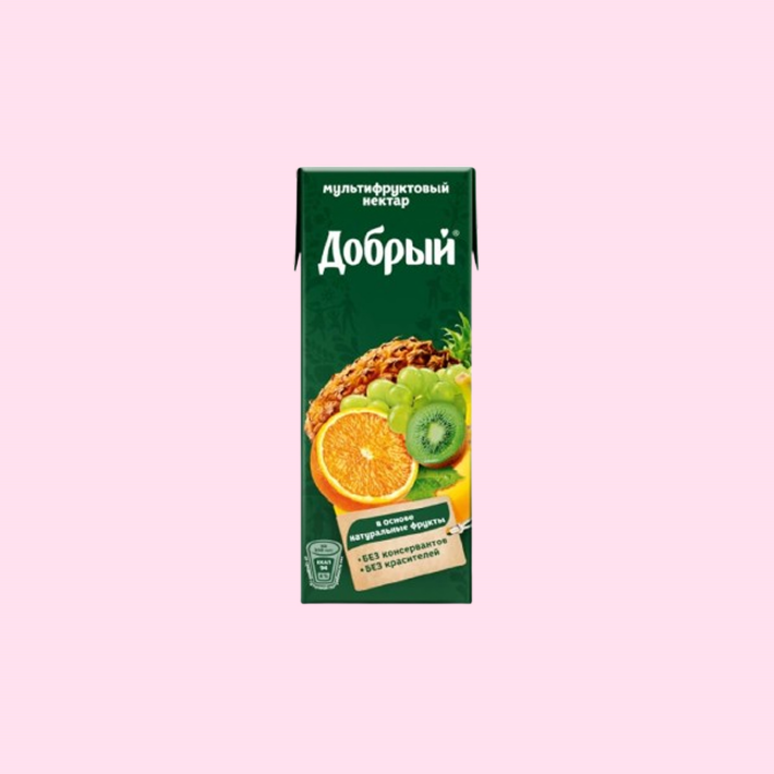 Добрый сок мультифруктовый 0,2
