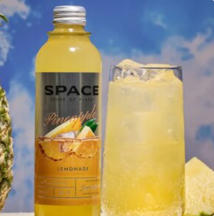 Натуральный лимонад Space «Ананас»