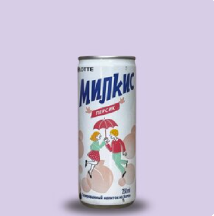 Слабогазированный напиток «Милкис персик»