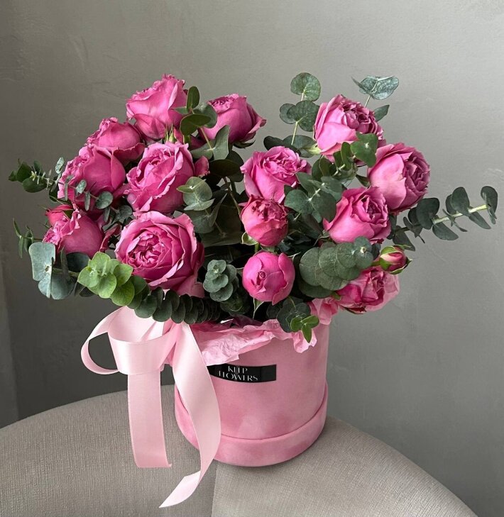 Композиция в бархатной коробке «Misty Bubbles »