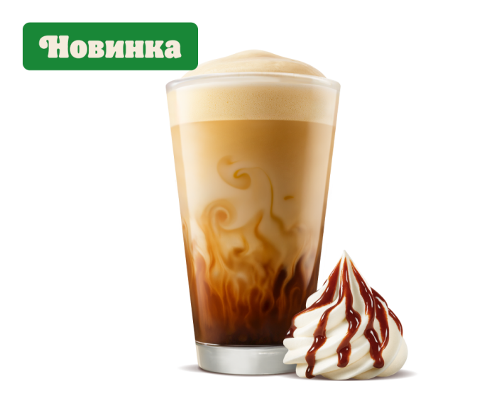 Кофе «Капучино» с сиропом «Айриш крим»