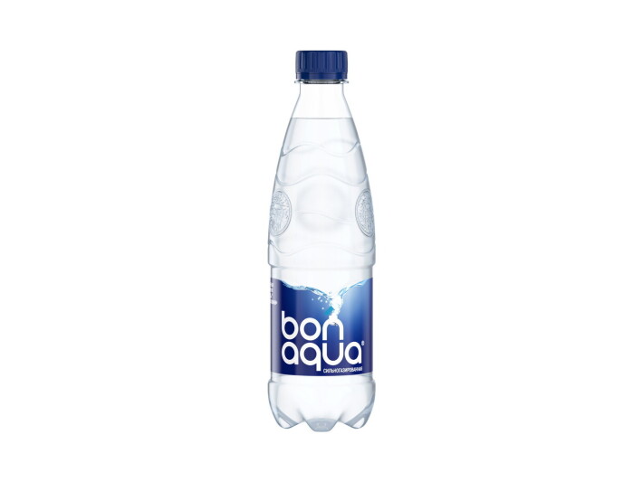 Вода Bonaqua сильногазированная