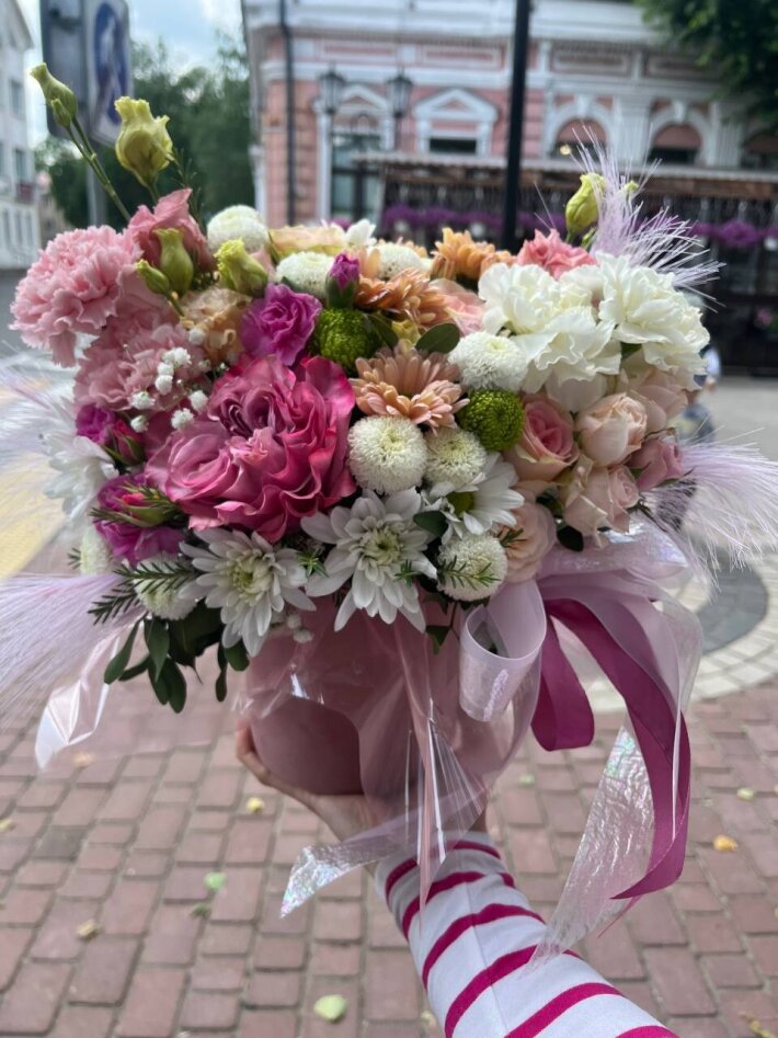 Шляпная композиция игра красок