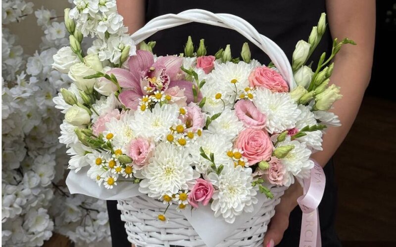 Корзинка цветов