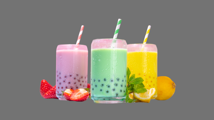 Молочный Коктейль с джусс боллами