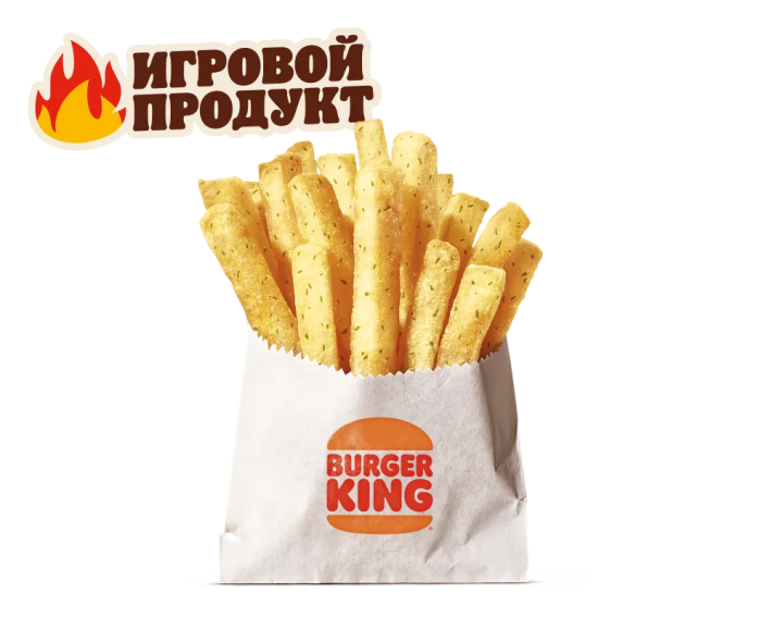Картофель «Кинг фри XL», сметана и лук