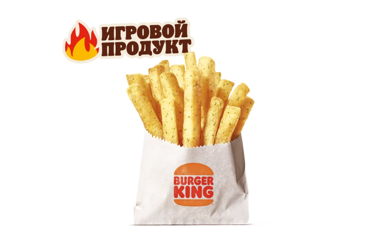 Картофель «Кинг фри XL», сметана и лук