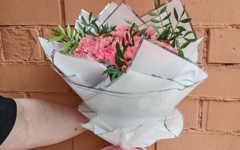 Букет «Розовое счастье»