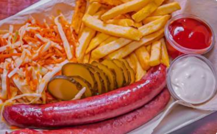 Ланч-бокс с колбасками