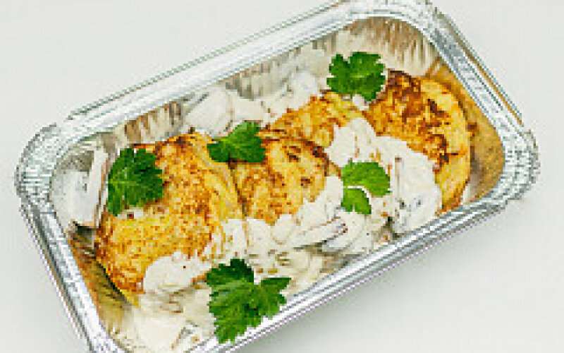 ЁЖИКИ КАРТОФЕЛЬНЫЕ С МЯСОМ И ГРИБНОМ СОУСЕ