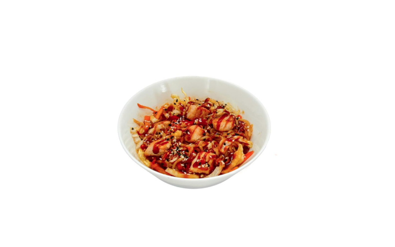 Wok с курицей и овощами
