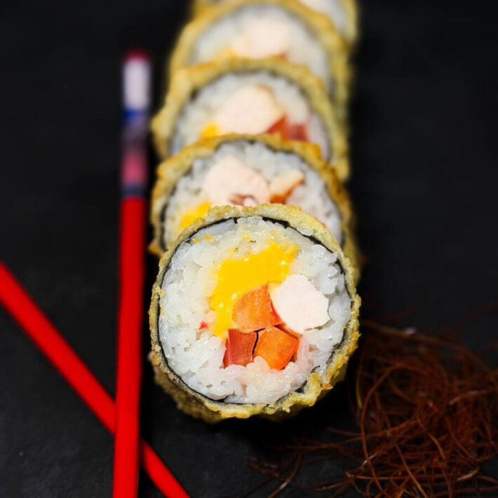 Ролл «Темпура с курицей»