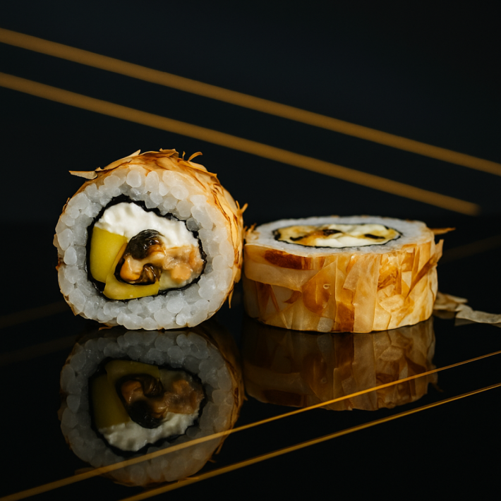 Бонито с мидиями